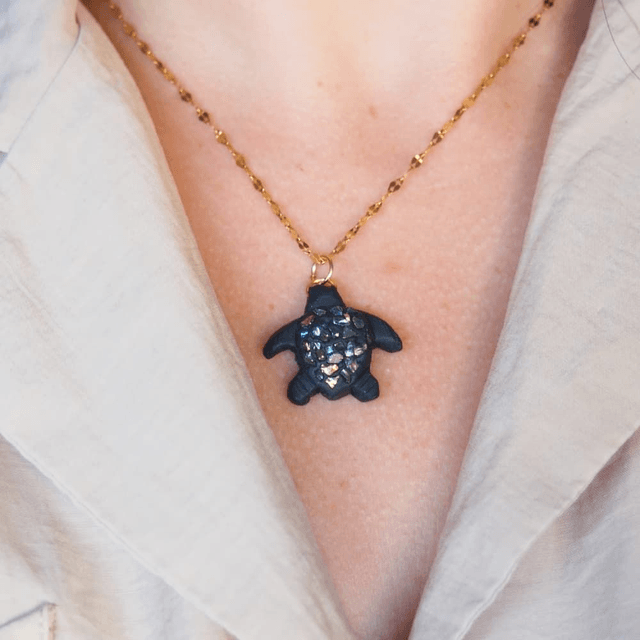 Collier Tortue irisée