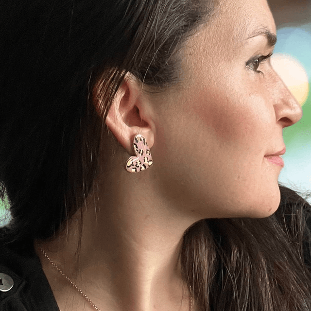 Boucles léopard cœur sauvage 