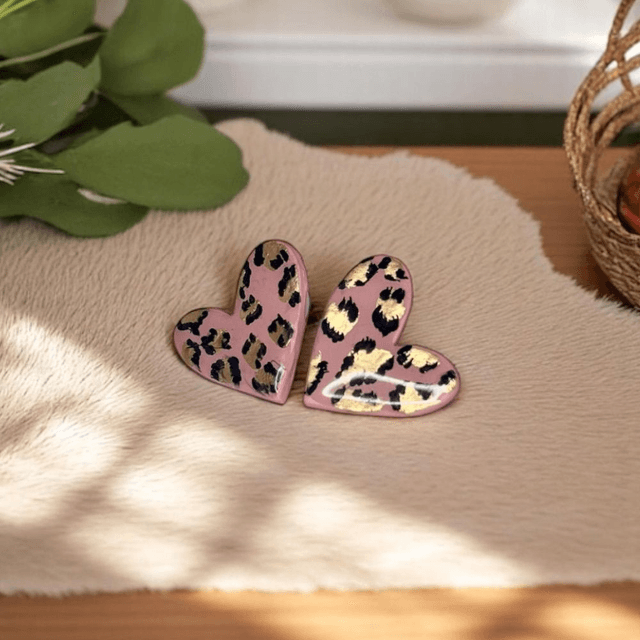Boucles léopard cœur sauvage 