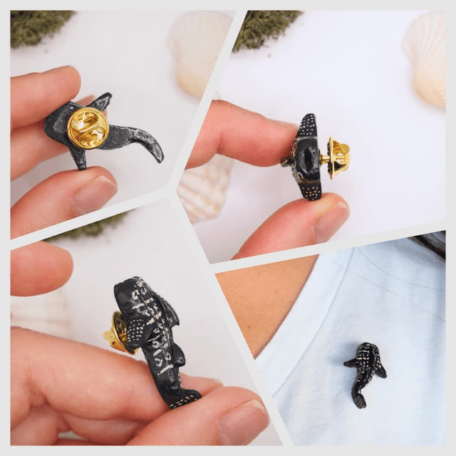 Broche Requin-Baleine