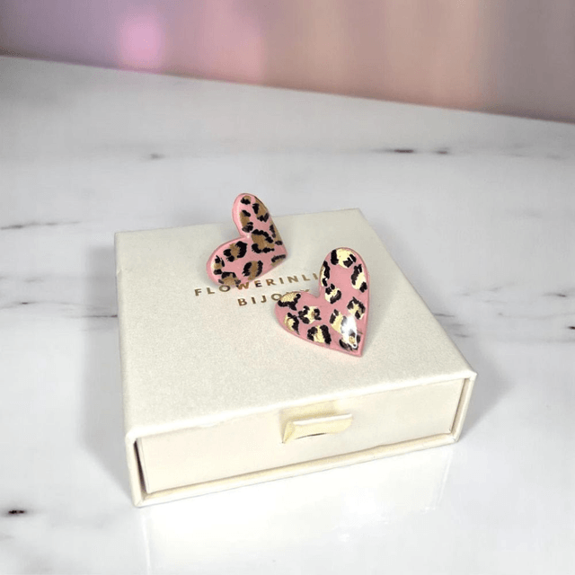 Boucles léopard cœur sauvage 