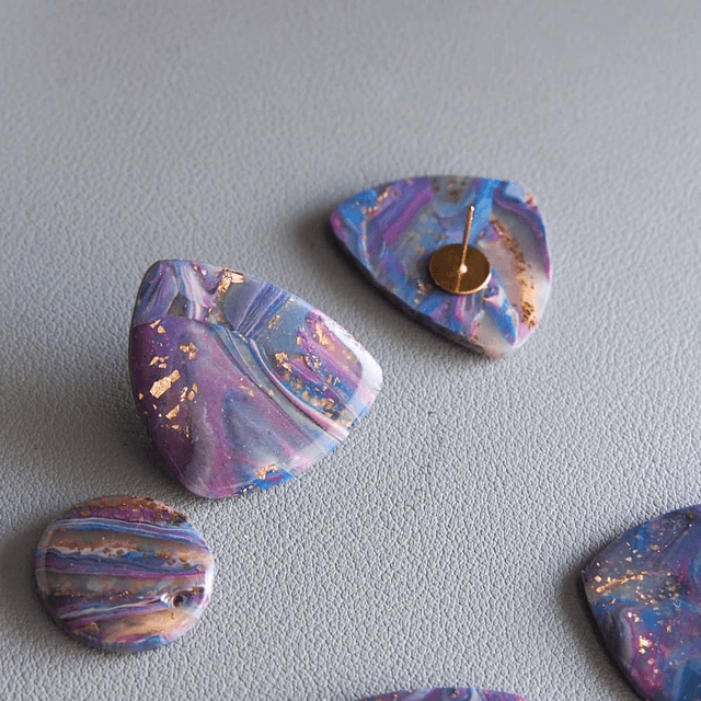Boucles d’oreilles Galaxie Pastel
