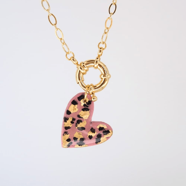 Collier coeur sauvage