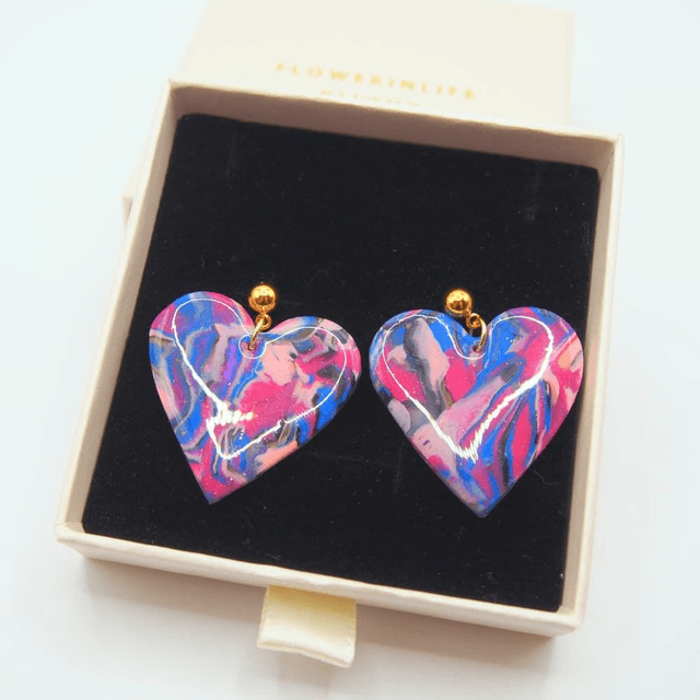 Boucles d’oreilles Cœur Évasion