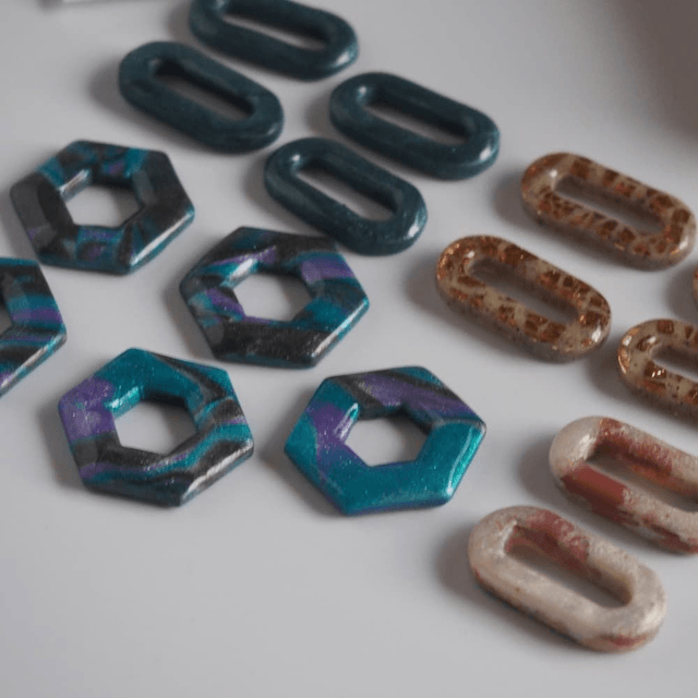 Boucles créoles abalone rio bleu 