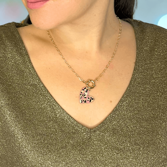 Collier coeur sauvage