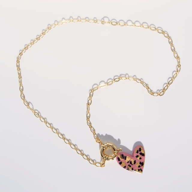 Collier coeur sauvage