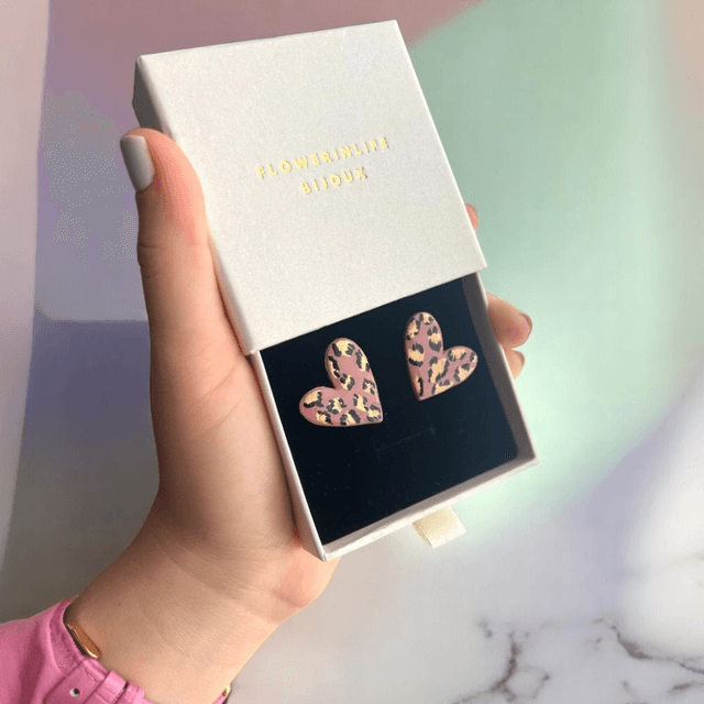 Boucles léopard cœur sauvage 