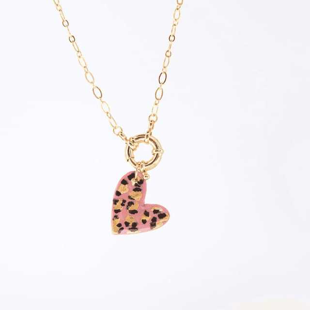 Collier coeur sauvage